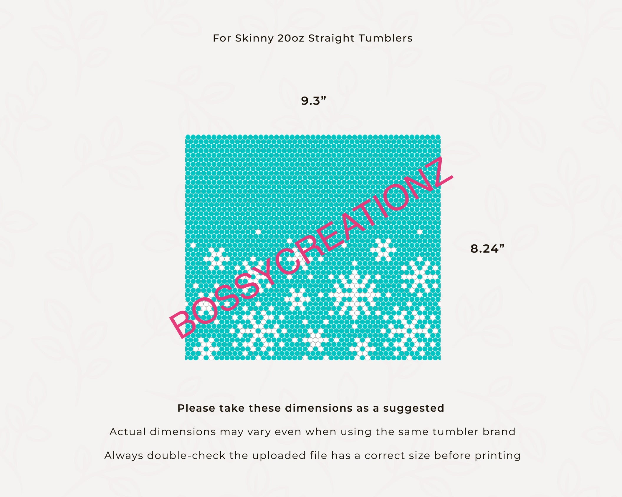 Snowflake Rhinestone Template