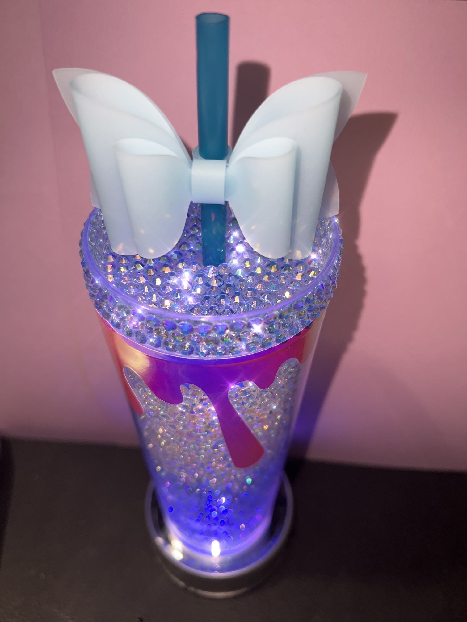 Blue Ice Bling Tumbler