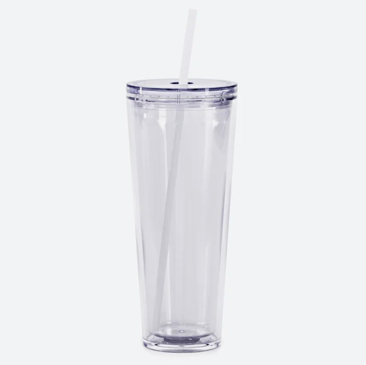 Clear Double wall tumblers